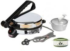 Deemark Roti Maker with Dough Maker & Casserole Image