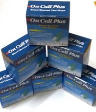 On Call Plus Glucometer Strips (50 Strips, Pack of 6) Image
