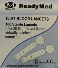 Readymed 30G Glucometer (Only 100 Lancets) Image