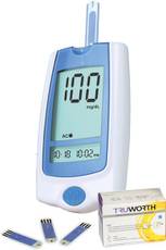 Truworth G-30 Glucometer (With 50 Strips) Image