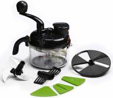 Wonderchef Turbo Dual Speed Food Processor with Peeler Plastic Carrot Grater and Slicer
