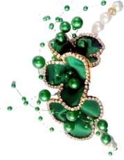 ODDEVEN Fancy hair Flower Accessories Brooch with wedding party wear Hair Accessory Set(Multicolor) Image