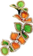 ODDEVEN Fancy hair Flower Accessories Brooch with wedding party Hair Accessory Set(Multicolor)
