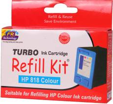 Turbo Ink Refill Kit Cartridge (Multicolor,For Hp 818) Image