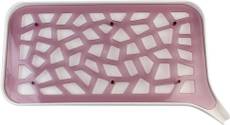 HOKIPO Plastic Kitchen Draining Drip Tray, 1 Piece- Color: Purple- Strainer(Multicolor Pack of 1)