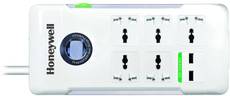 Honeywell Platinum 5 Socket & 2 USB Surge Protector (1.5Mtr) Image