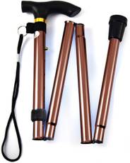 DCS Automatic Snap-Out Folding Walking Cane Stick with Adjustable Length(33 IN) Walking Stick Image