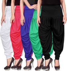 Fashion And Freedom Lycra Self Design Patiala Image