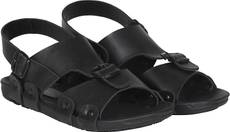 Kraasa Men Black Sandals Image