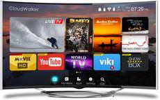 Cloudwalker Cloud TV 55SU-C 55 Inch Ultra HD 4K Smart Curved LED TV