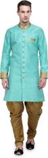 RG Designers Solid Sherwani Image