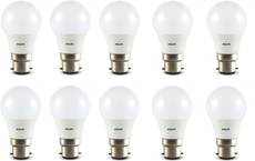 Philips Ace Saver 2.7W B22 230L LED Bulb (White, Pack of 10)