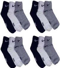 NIKE Men & Women Ankle Length Socks(Pack of 12)