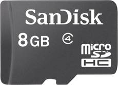 SanDisk 8GB MicroSDHC Class 4 (90MB/s) Memory.. Image