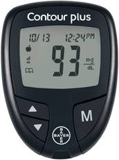 Bayer Contour Plus Glucose Monitor (With 25 Strips)