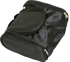 Kuber Industries " Travel Bag,Trevelling Kit,Toiletry kit,Make Up Kit,Cosmetic Case,Shaving Kit,Picnic bag(Black)