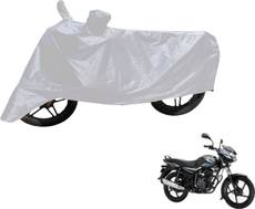 Flipkart SmartBuy Two Wheeler Cover for Bajaj(Discover 100 DTS-i, Silver)