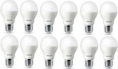 Philips 9W E27 825L Standard LED Bulb (White, Pack of 12)