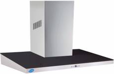 GLEN GL 6065 SS Wall Mounted Chimney(Black, Silver 1250) Image