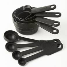 Gadget Bucket Set of 8 Disposable Plastic Measuring Spoon Set Image