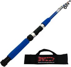 HUNTING HOBBY Fishing Rod 6 Feet Telescopic Rod, Free Travelling Bag Fishing Rod(180 cm 145 kg)