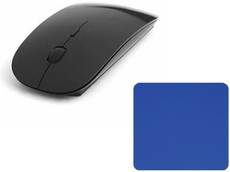 Graydice 2.4 Ghz mouse With Free Mouse pad Wireless Optical Gaming Mouse(USB, Black)