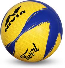 Nivia Twirl Volleyball - Size: 4 Image