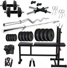 KRX PVC 46 KG COMBO 5 WB Home Gym Kit