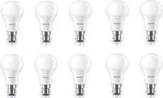 Philips Stellar Bright 12W B22 LED Bulb (Yellow, Pack of 10)