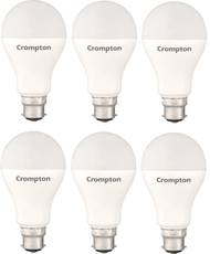 Crompton 18W Standard B22 1800L LED Bulb (White,Pack of 6)