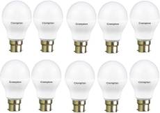 Crompton 9W Standard B22 800L LED Bulb (White, Pack of 10)