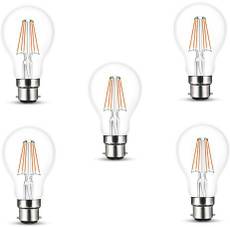 Wipro Garnet 6W Standard B22 630L LED Bulb (Yellow,Pack of 5) Image