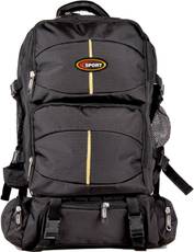 One Up Waterproof Expandable Multipurpose Rucksack bag Rucksack - 50 L(Black)