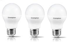 Crompton Led Pro 7W Standard E27 540L LED Bulb (Yellow,Pack of 3)