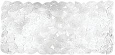 InterDesign Plastic Bath Mat Leavz Non Slip Suction Bath Mat For Shower, Bathtub Clear(Clear, Medium)