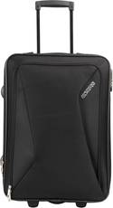 American Tourister AMT COLUMBIA UR 55CM BLACK Expandable Cabin Luggage - 20 Inches(Black)
