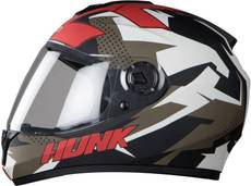 Steelbird SBH-11 Hunk Motorbike Helmet(Matt Black Green) Image