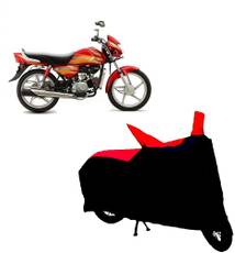 AUTO AGE Two Wheeler Cover for Hero(HF Deluxe, Multicolor) Image