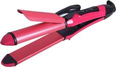 ChinuStyle 2 in 1 Hair Curler(Pink) Image