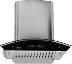 Hindware Cleo 60 - Auto Clean Hood Wall Mounted Chimney(Brush Silver 1200)