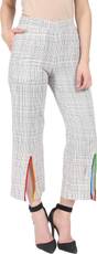 Nayo Relaxed Women's White Trousers Image
