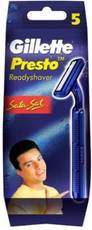 Gillette Presto Readyshaver Sata Sat Razor(Pack of 5) Image
