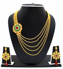 Zaveri Pearls Zinc Jewel Set