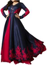impression fab Anarkali Gown(Blue) Image