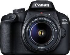 Canon EOS 3000D DSLR (With EF S18-55 III Lens)