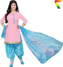Fashion Valley Cotton Printed Salwar Suit Dupatta Material(Un-stitched)