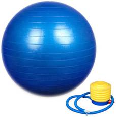 Solutions24x7 ANTI BURST GYM BALL 55 CM 55 cm Gym Ball 55 cm Gym Ball(BLUE)