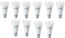 Crompton Lyor 8W B22 LED Bulb (Cool Day Light, Pack of 10)
