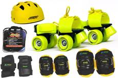 Jaspo Power Pack Pro Senior Skates Combo (Skates+Helmet+Knee+Elbow+Wrist+Bag)Suitable For Age 6 To 14 Years Skating Kit