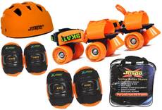 JASPO Speed Lovers Intact Senior Skates Combo (skates+helmet+knee+elbow+bag)suitable for age 6 to 14 years Skating Kit